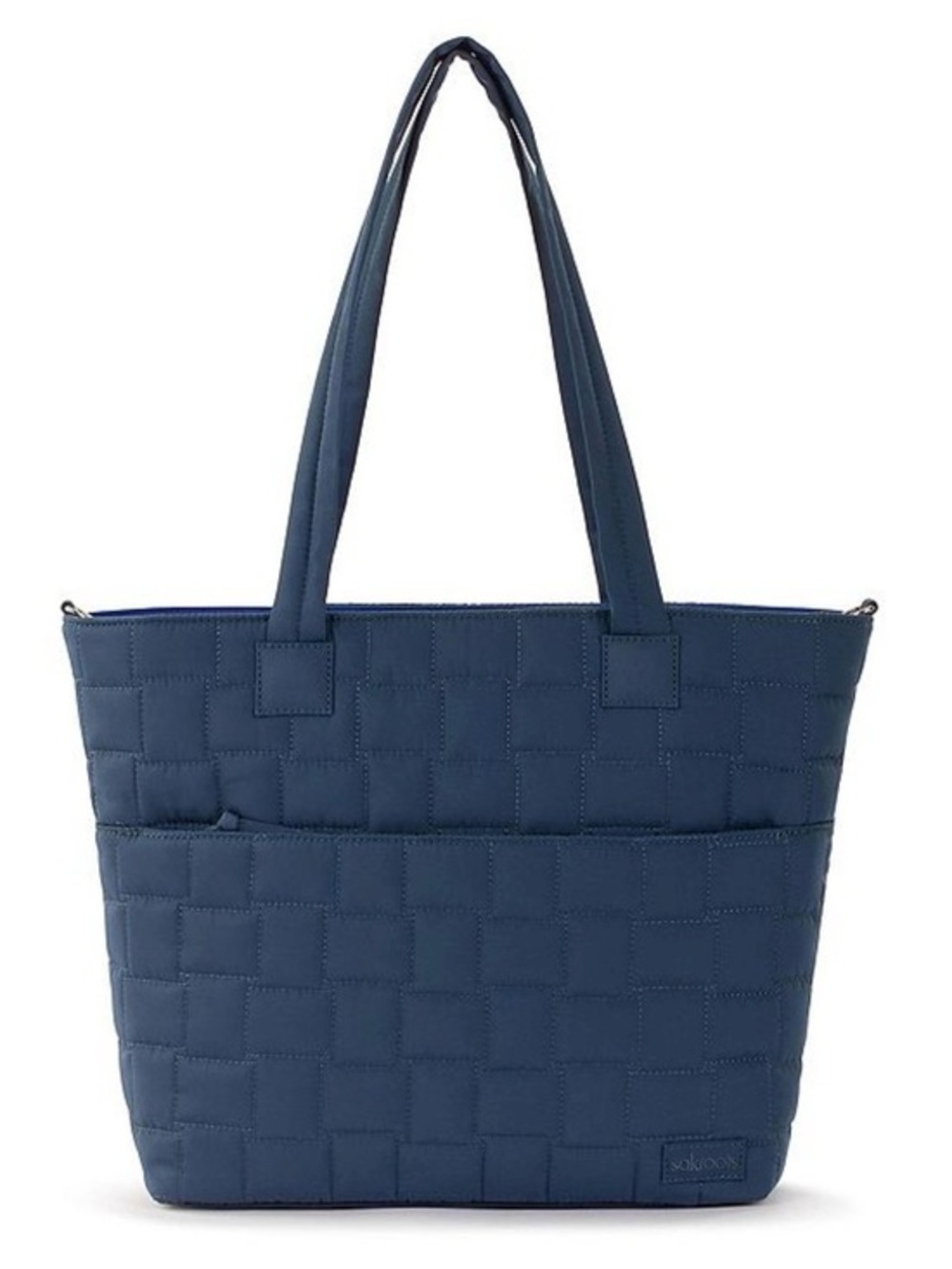 Sakroots by the sak Quilted Navy Tote Bag w/ Top Handles & Crossbody Strap